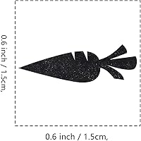 Vista 2 de Sello de goma de zanahoria, 3/5 pulgadas elección de comida de boda pequeño mini sello para álbumes de recortes