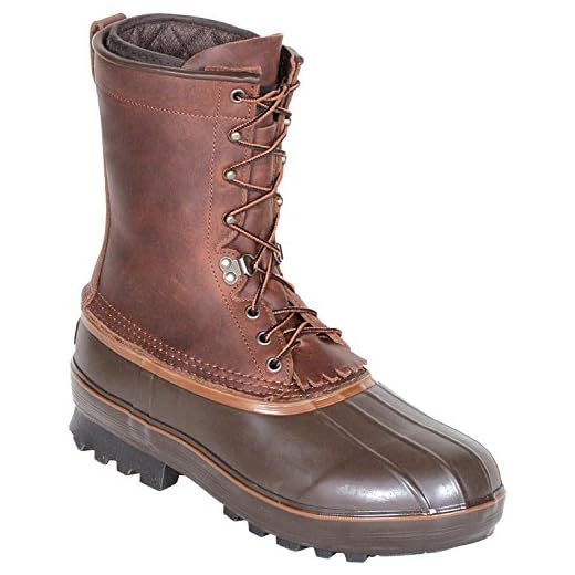 Kenetrek 10" Northern Insulated Pac Boot, 11 Medium Brown
