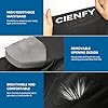 Cienfy Short de Protection rembourré en EVA pour Le Snowboard, Le Patinage et Le Ski, Protection des Hanches 3D pour Hanches, Fesses et Coccyx (Taille S)