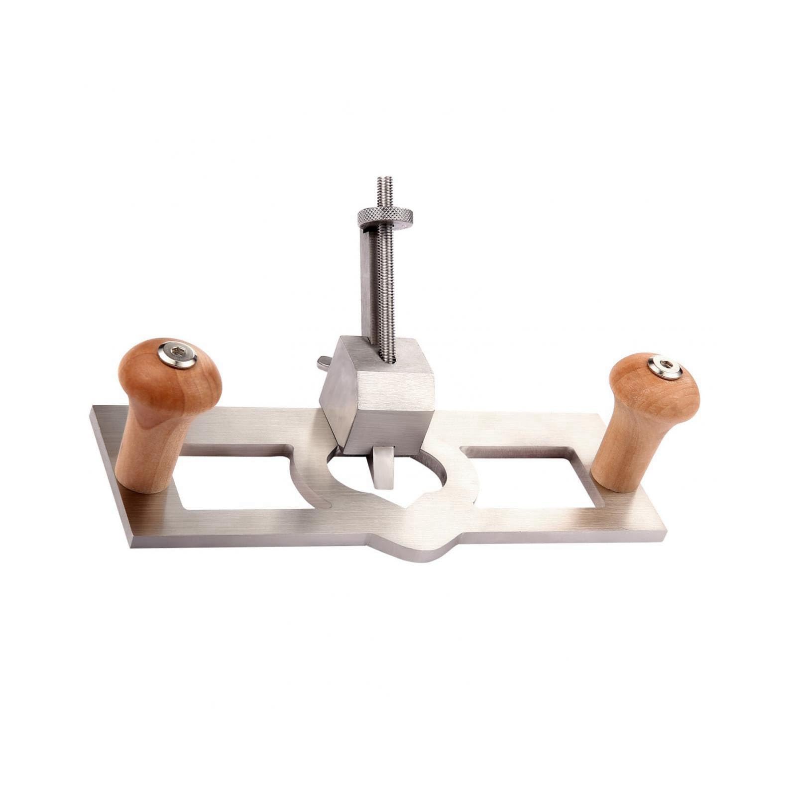 Plano Enrutador, Cepillo de Madera Manual de Acero Inoxidable con Hoja Ajustable con de Madera Cómodo, para Carpintería y Carpintería