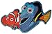 Disney's FINDING NEMO Movie DORY & NEMO Characters Embroidered PATCH
