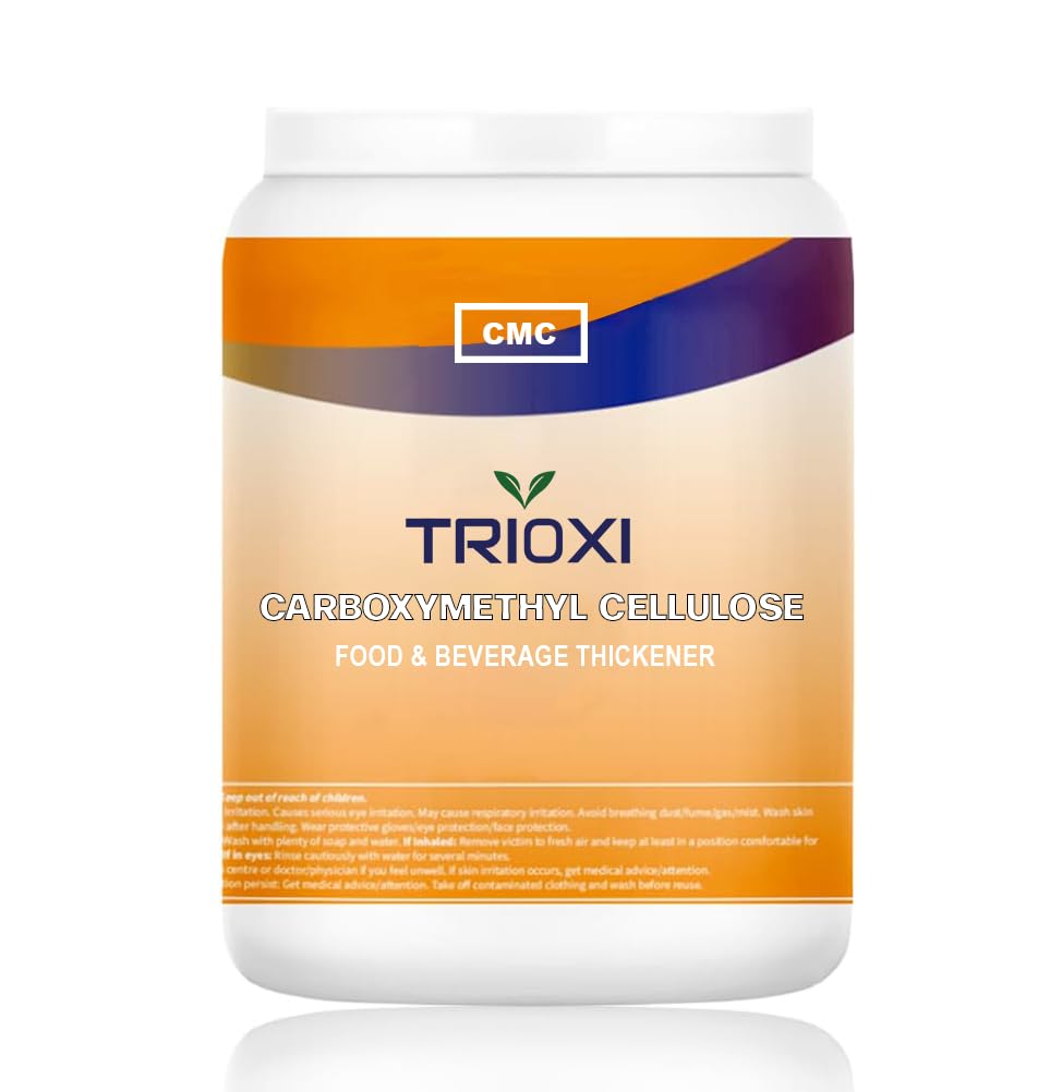 Trioxi Carboxymethyl Cellulose – CMC - Reliable Binder & Thickener for Food, Cosmetics, and Industrial Use 500 Grams