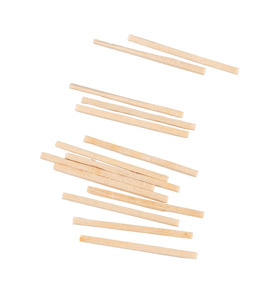 50 Bâtonnets En Bois Bricolage - 3 Mm X 10 Cm - Bois FSC 100% - Pour Maquettes, Artisanat, Décoration - 11