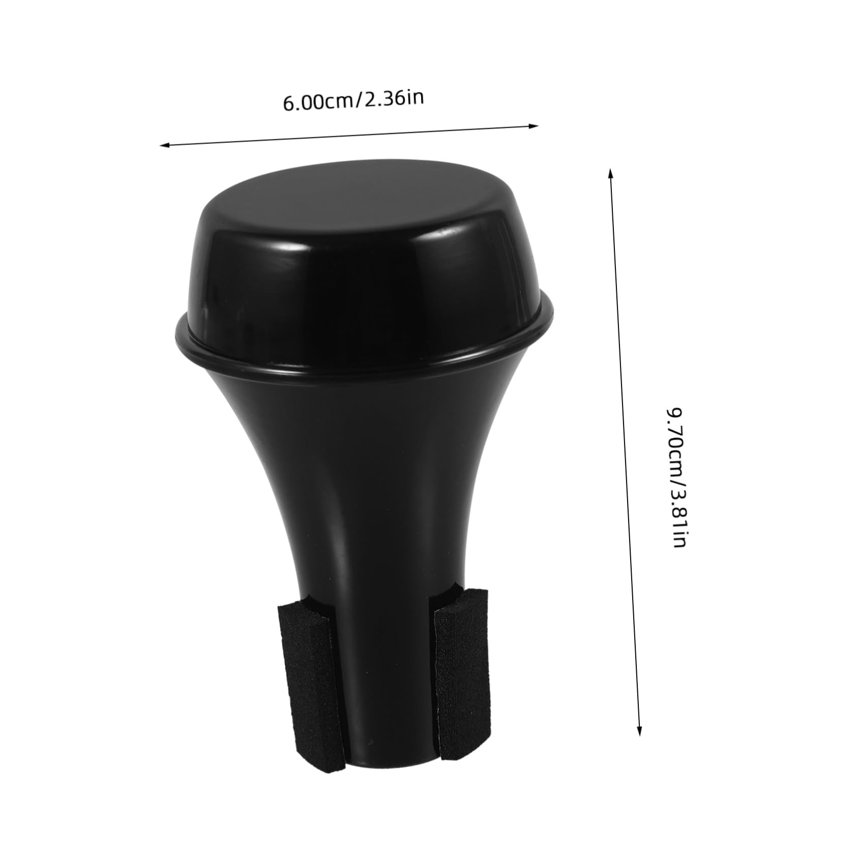 ERINGOGO Trumpet Practice Mute Trumpet Plastic for Home Practice Easy Installation