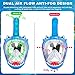 Full Face Snorkel Mask for Kids with 180° Panoramic View, Snorkeling Set Featuring Anti-Leak and Anti-Fog Foldable Dry Top Design for Safe Underwater Adventures Snorkeling Gear for Kids