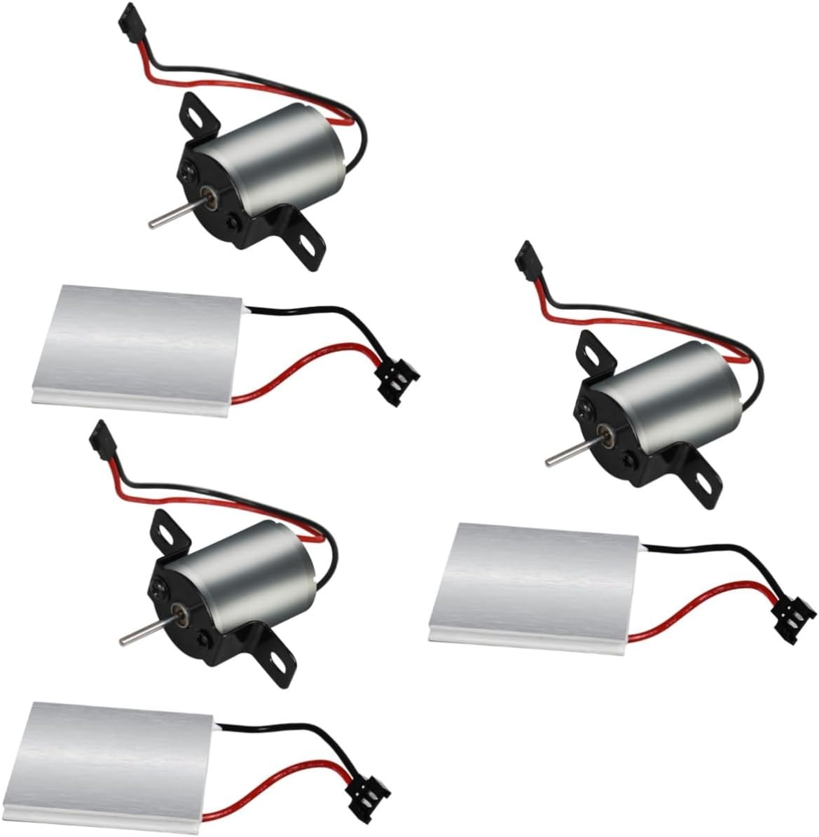 3sets Blower Fan Motor Accessories Fireplace Includes Generator Sheet and Repair Parts Easy to Install Compatible Stove Fans Convenient for Home and