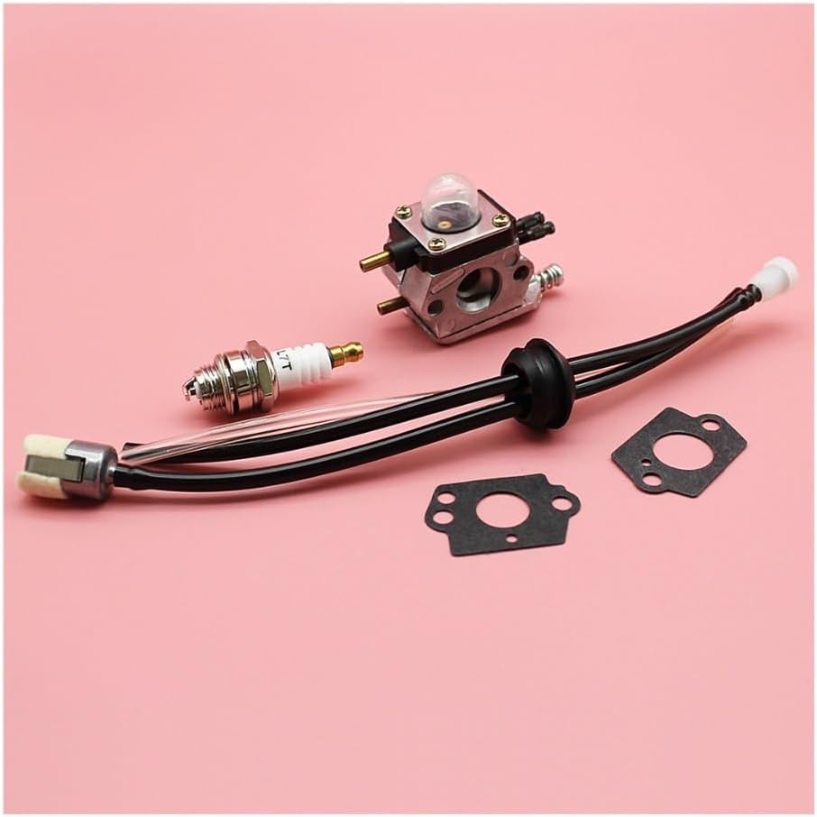 Carburetor Gasket Fuel Line Grommet Kit Compatible with C1U-K54A 2 Stroke 12520013123 12520013124 Part