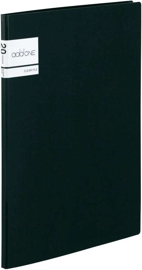 Sekisei AD-2021-30 AdOne Clear File, A4-S, 20 Pockets, Green