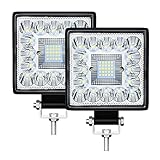 【High Level led 12v Arbeitsscheinwerfer】Dieser led arbeitsscheinwerfer 12v traktor ist mit Aluminiumdruckguss technologie ausgestattet und verfügt über 16 Schichten mit einem Abstand von 0,3 Zoll, um seine hohe Wärmeableitungsleistung aufrechtzuerhalten; Gegen Korrosivität, langlebig genug, um eine Lebensdauer von über 50.000 Stunden auszuhalten, IP67-Level, Antikollisionsschutz kann ein Windritter sein, der gut zu Ihrem Stil passt.