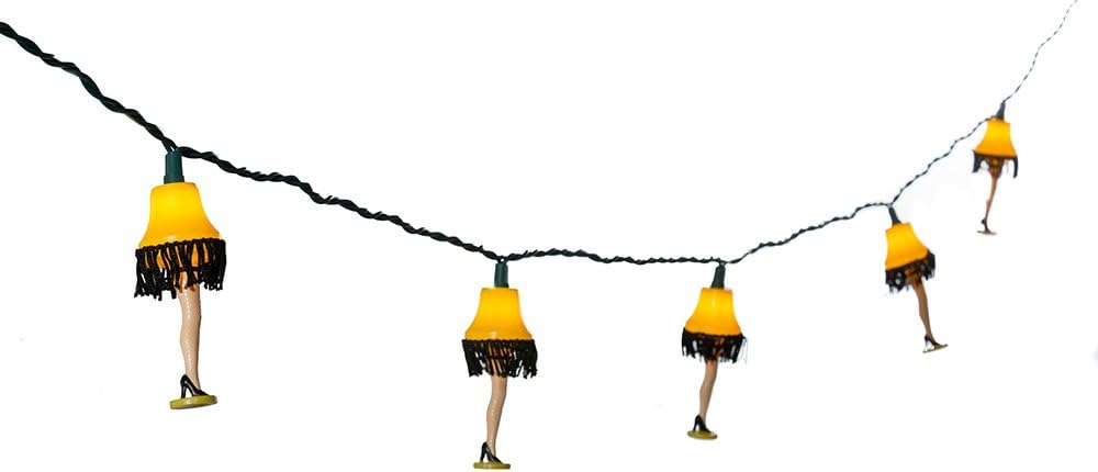 A Christmas Story Kurt Adler UL 10-Lights Leg Lamp Light Set (CS9141)