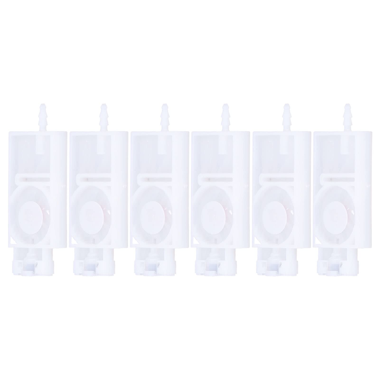 6Pcs Ink Damper, Dampers Replacement for XP600 Printhead Printer Damper 1390 Printers & Accessories Solvent Inkjet Head Rectangular PP (White)