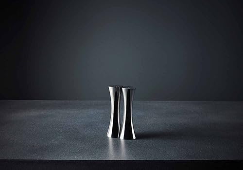 Miniatura 6 de Nambe Kissing Salero y pimentero de plata conjunto de 2 5 H x 175 W