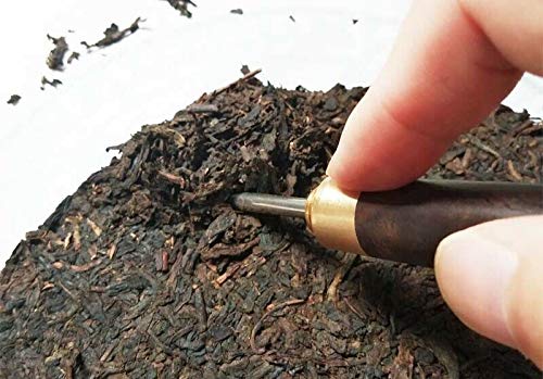 Miniatura 9 de Wuzhou Liu Pao Té negro Té oscuro envejecido Pastel de té Liubao Liu Bao HEI CHA 10.58 oz Té oscuro