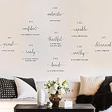 Inspirational Decals Motivational Art Stickers for Office, Bedroom, Living Room, Home - Positive Quotes Sayings Wall Decor