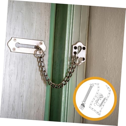 Cadena de seguridad para puerta que evita robos y ráfagas de viento 8