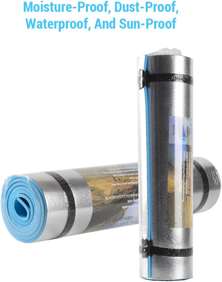 Karlak Foam Sleeping Mats for Camping Weight Comfortable Sleep Mat with -Slip Texture for Hiking Picnics and Activities Sleeping Pad