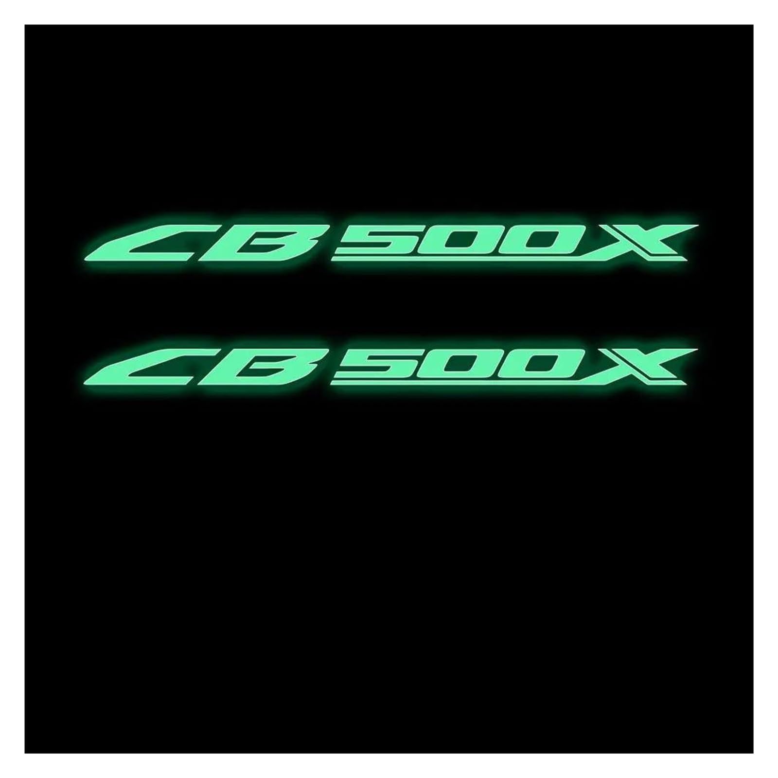 Motorcycle Glow Stickers Decal CB 500X 2023 for CB500X CB500 500 X(Fluorescence,2cm*8cm)