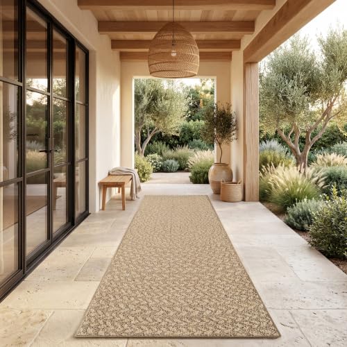 Paco Home Outdoor Teppich Wetterfest, moderner Jute-Look in natürlicher Sisal Optik, Robust, ideal für Terrasse Wohnzimmer & Küche… – Ansicht 1