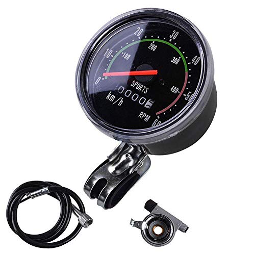 Tachometer Analog Mechanisch Langlebig Fahrrad Radfahren Mechanisch Fahrrad Tachometer Analog Kilometerzähler Für Heimtrainer