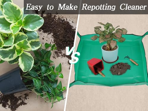 image for Azureblue Large Plant Repotting Mat, Waterproof Repotting Tray for Ind