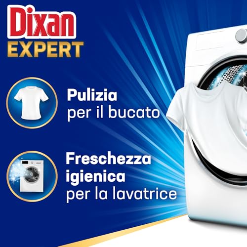 Dixan DISCS 4in1 Expert Smacchiante Detersivo Lavatrice, 5 confezioni da 25 Lavaggi, Capsule lavatrice per pulizia profonda del bucato e freschezza igienica per lavatrice, Rimuove le macchie da 20°C - Immagine 3
