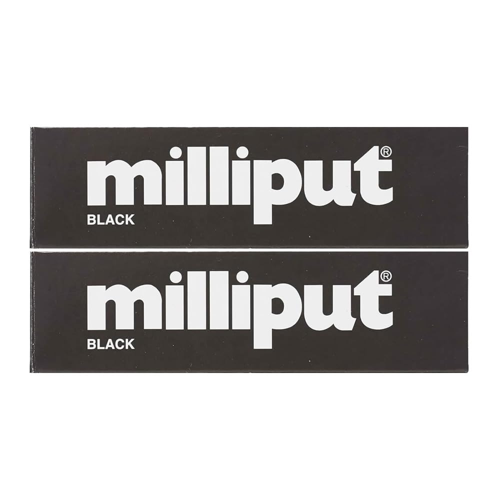 Milliput Epoxy Putty - Black 113.4g Kit - 2pk