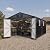 12x20 FT Enclosed Metal Carport, Heavy Duty Galvanized Steel Frame Car Port with Lockable Doors and Windows, All-Weather Garage Shelter for SUV, Boats and Trucks, Black