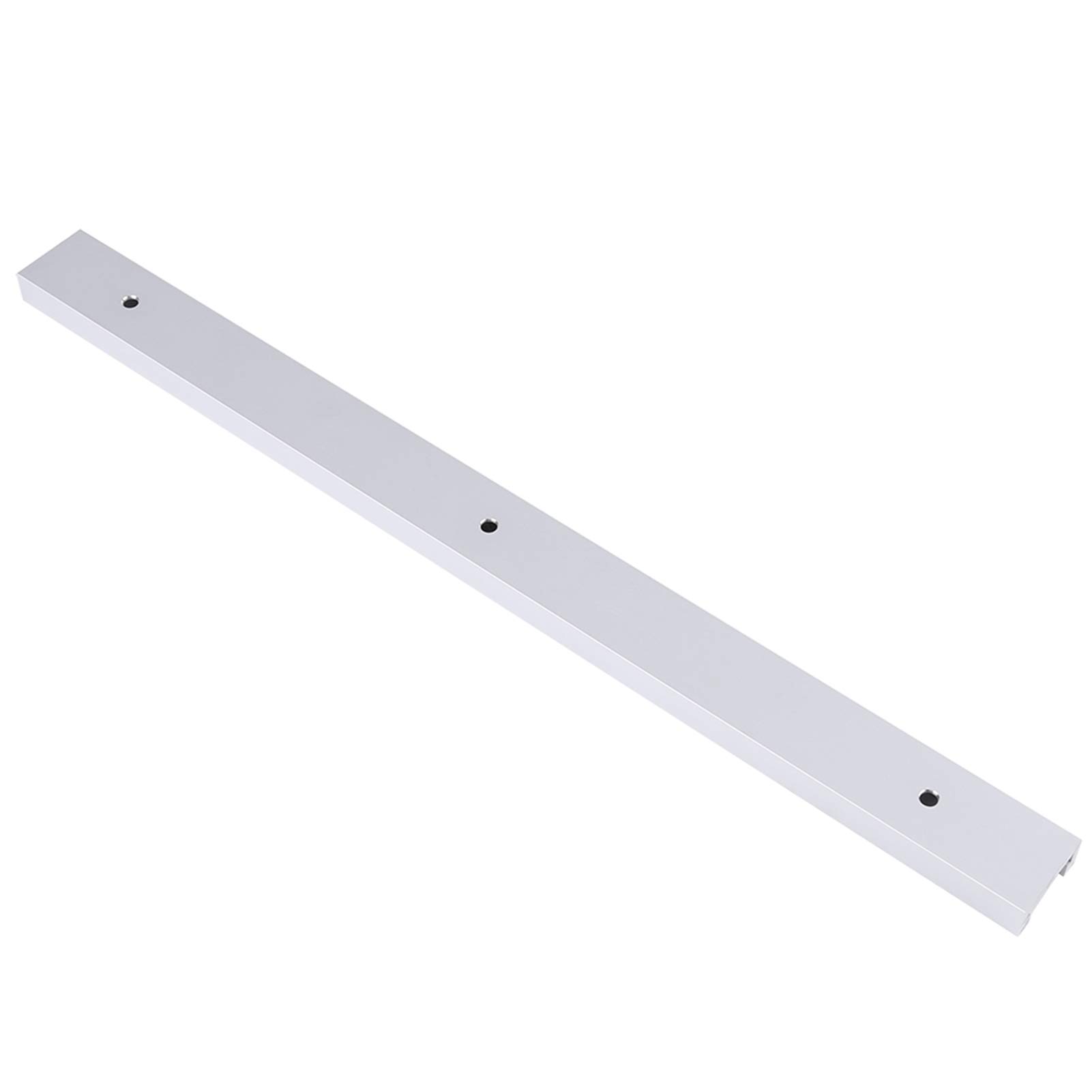 GLOGLOW Rail en T en Alliage d'aluminium avec rainure en T de 400 mm Outil de Travail du Bois Professionnel avec vis autotaraudeuses