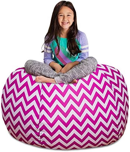 bean bag stuffed animal storage pattern