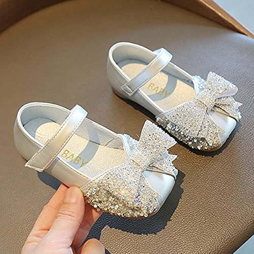 Crystal Princess Shoes for Kids Child Girls Stage Soft-Soled Non-Slip Dance Shoes Glitter Mary Jane Shoes2
