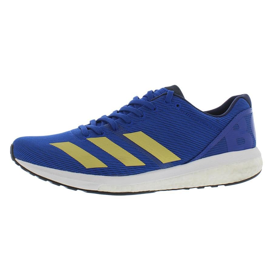 Image of adidas Ultraboost Mens Shoes Size 11.5, Color: Blue /Gold