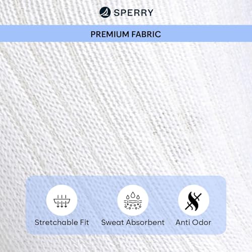 Image of Sperry Women's 6-Pack No Show Socks | Invisible Low Cut Liner, Moisture-Wicking, Non-Slip, Lightweight, Ideal for Sneakers