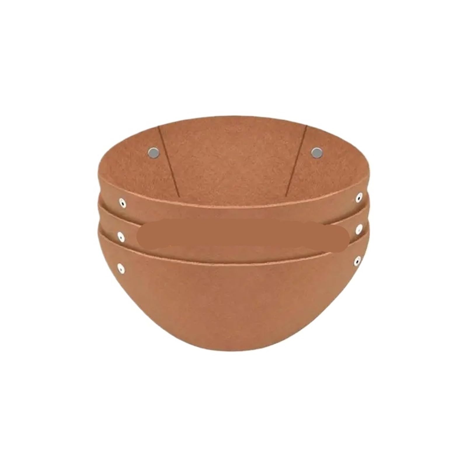 AYWTIUN Felt Planter Liner Pack of 3 Felt Hanging Basket Liners Coconut Fiber Replacement Bird Proof Round Planters Inserts for Flowers Herbs Vine(14 inches)