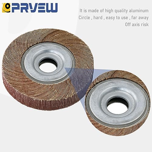 Prvew 1-Pack 6" X 1" X 1" Unmounted Flap Wheel For Bench Grinder (120Grit) #TOP2