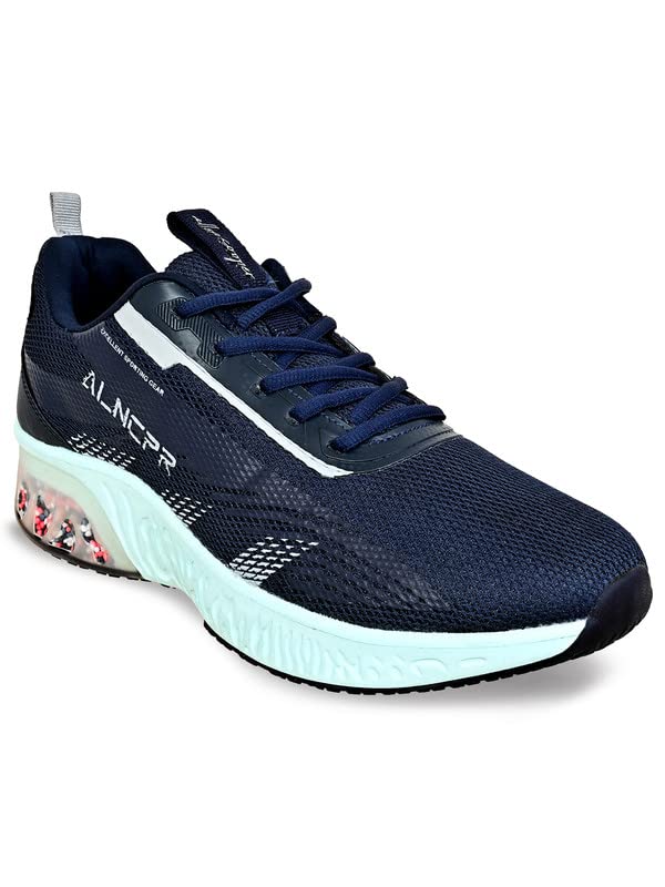 Allen Cooper Training,Road Running,Cricket,Gym,Sports Comfortable Extra Max Cusion with Memory Foam Insole Running Shoes for Men(509 | Navy | Size-6,7,8,9,10)