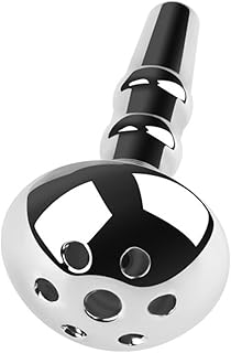 Men's Metal Hollow Catheter Sex Toy Mushroom Head Shape Urethral Plug Texture Stimulation Training Massager Urethral Sound Urethral Plug