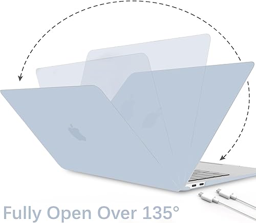 Miniatura 164 de B BELK Funda compatible con MacBook Air de 13 pulgadas 2022 2021 2020 2019 2018 M1 A2337 A2179 A1932 Touch ID, carcasa rígida de plástico para Verde