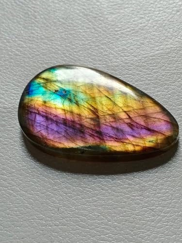 Labradorite violette naturelle pour fabriquer votre propre pendentif en cristal fait main - 5