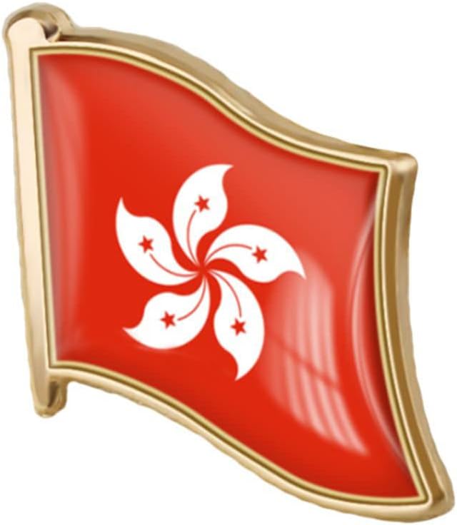 vmcoatdu Country Flag Pin Badge International Travel Brooch Metal Alloy Souvenir Pin for Hat Clothes Backpack