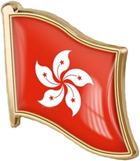 vmcoatdu Country Flag Pin Badge International Travel Brooch Metal Alloy Souvenir Pin for Hat Clothes Backpack