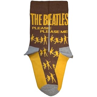 The Beatles Please Please Me Silhouettes Ankle Chaussettes Size One Size - Les Beatles, Paul McCartney, John Lennon, RIngo Starr, George Harrison