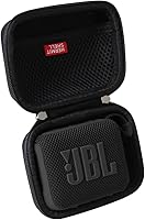 Vista 21 de Hermitshell Estuche rígido de viaje para altavoz Bluetooth portátil JBL Go 3 (negro)
