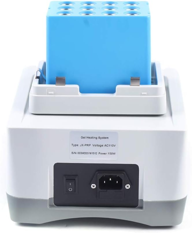 12 x 5ml PRP PPP Gel Heating Machine,Portable Gel Maker Heater Plasma Bio-Filler Equipment Professional Gel Heating Machine 110V 10.23x7.67x5.9inch
