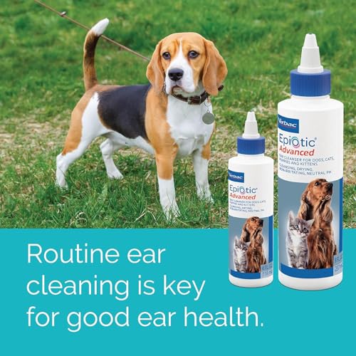 Image of Virbac EPIOTIC Advanced Ear Cleanser | Powerful and Gentle Cleanser For Dogs and Cats of all ages, 8 oz
