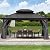 ABCCANOPY Hardtop Gazebo 12x16 - Outdoor Metal Hard Top Gazebo, Permanent Galvanized Steel Aluminum Framed Pavilion with Netting and Curtain for Patio Backyard Lawn Garden (Double Roof, Gray)