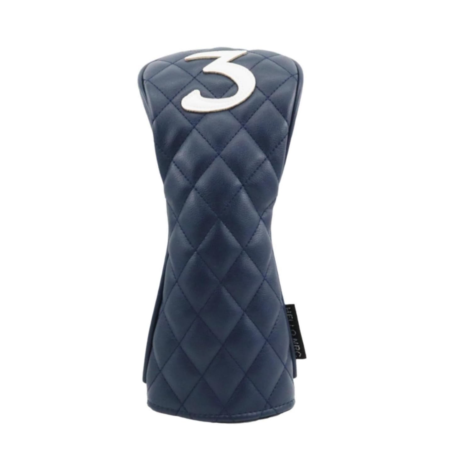PU Leather Golf Headcover Golf Club Head Covers Golf Putter Head Cover Blade Headcovers Golf Wood Head Cover Driver Headcover Portable Scratchproof Golf Accessories (Navy, 3)