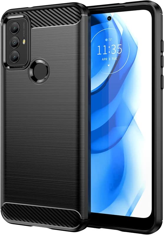 ELICA Carbon Case for Moto G Play (2023) 6.5", Back Case Cover | Flexible Shockproof TPU | Brushed Texture for Moto G Play (2023) 6.5" - Black (B0C16R6M7T) Amazon Price History, Amazon Price Tracker