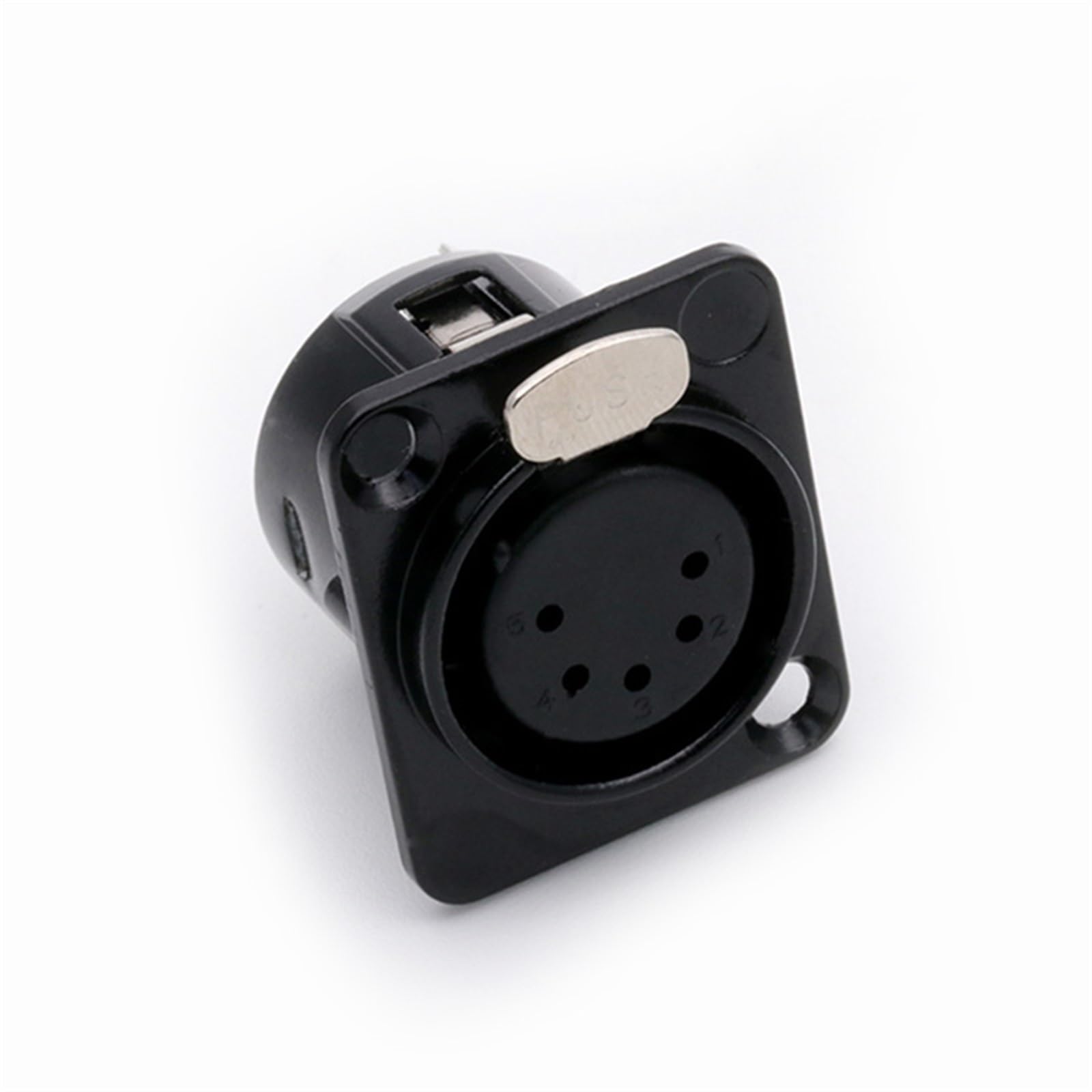 10 sztuk/partia 5-pinowy XLR do montażu panelowego XLR wtyczka męska/żeńskie gniazdo jack mikrofon zacisk kabla mikrofonowego XLR złącze przewodu podwozia (C1036x5 C1037x5)