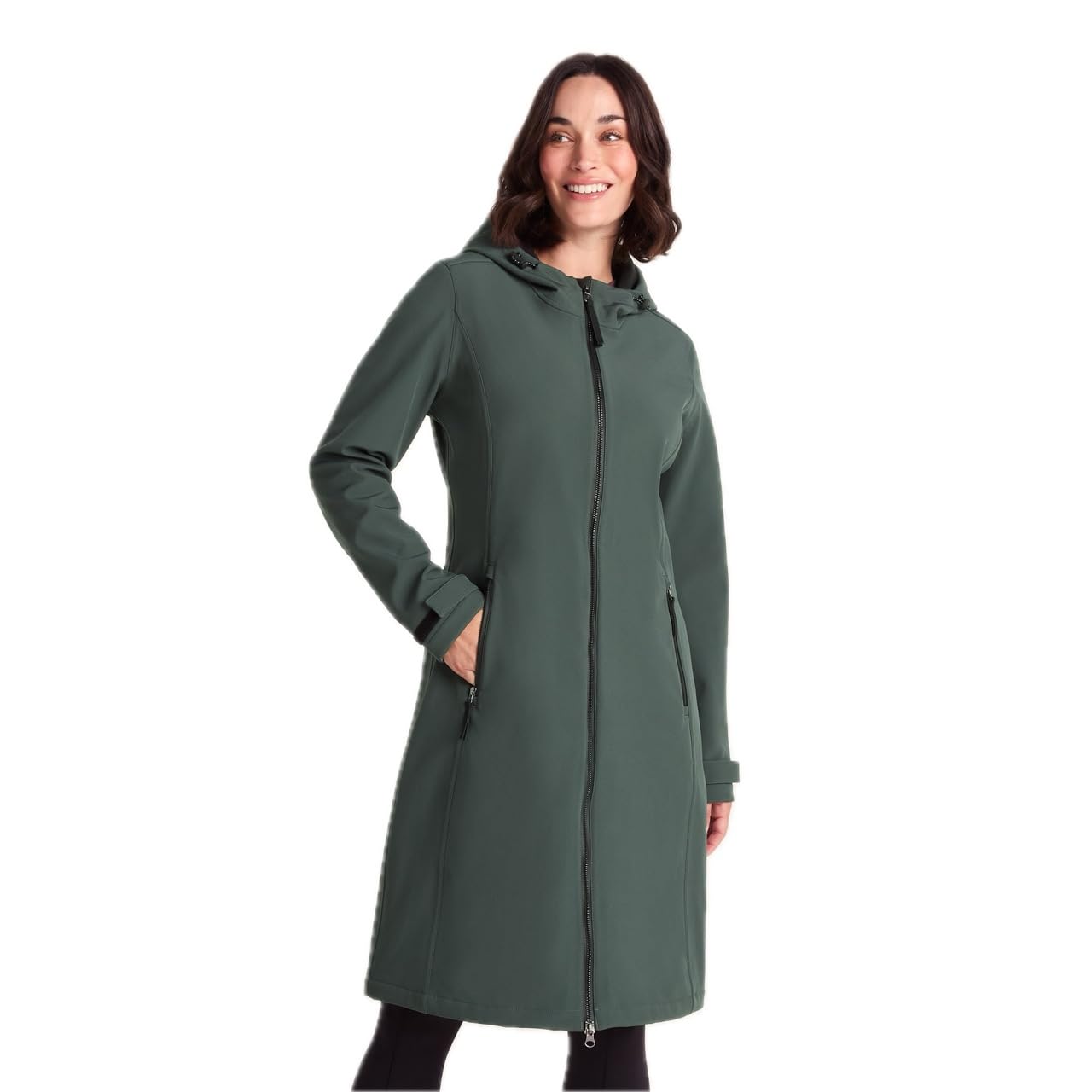 TOG24 Womens Waterproof Softshell Coat & Jacket. 8K Waterproof Protection, Breathable & Windproof. Toggle Adjusters On Hood Opening, & Microfleece Bonded To The Inside For Maximum Warmth & Comfort