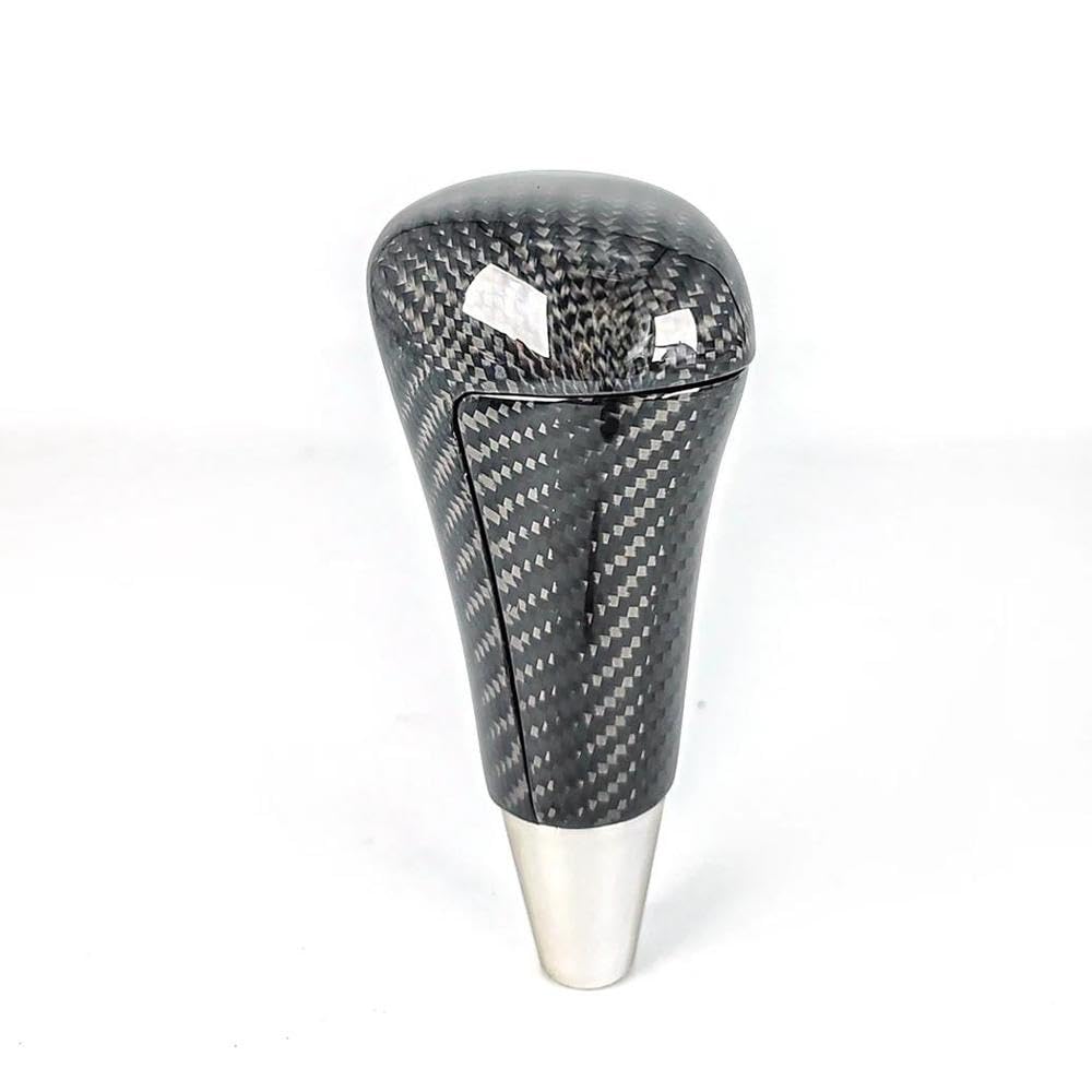 Sxqpocar Full Carbon Fiber Leather Real Carbon Fiber Gear Shift Knob For Lexus Lx570 2007-2013 Gear Ball Head Shift Lever Head(Full Carbon Fiber)